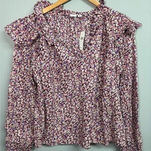 GAP Multicolor Floral Blouse